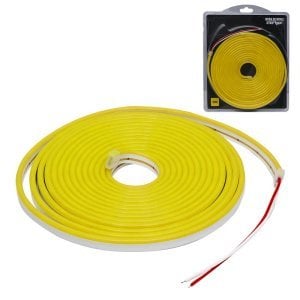 Powermaster 12Volt 5Metre 6x12mm Sarı Neon Led Şerit