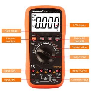 WellHise VC97 True RMS Dijital Multimetre
