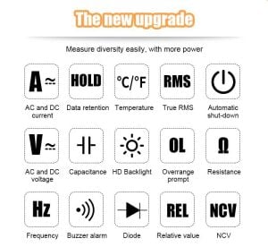 WellHise VC97 True RMS Dijital Multimetre
