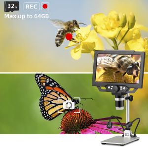 Wellbox WB-MK01 9'' Dijital Şarjlı Mikroskop 1600x Full HD