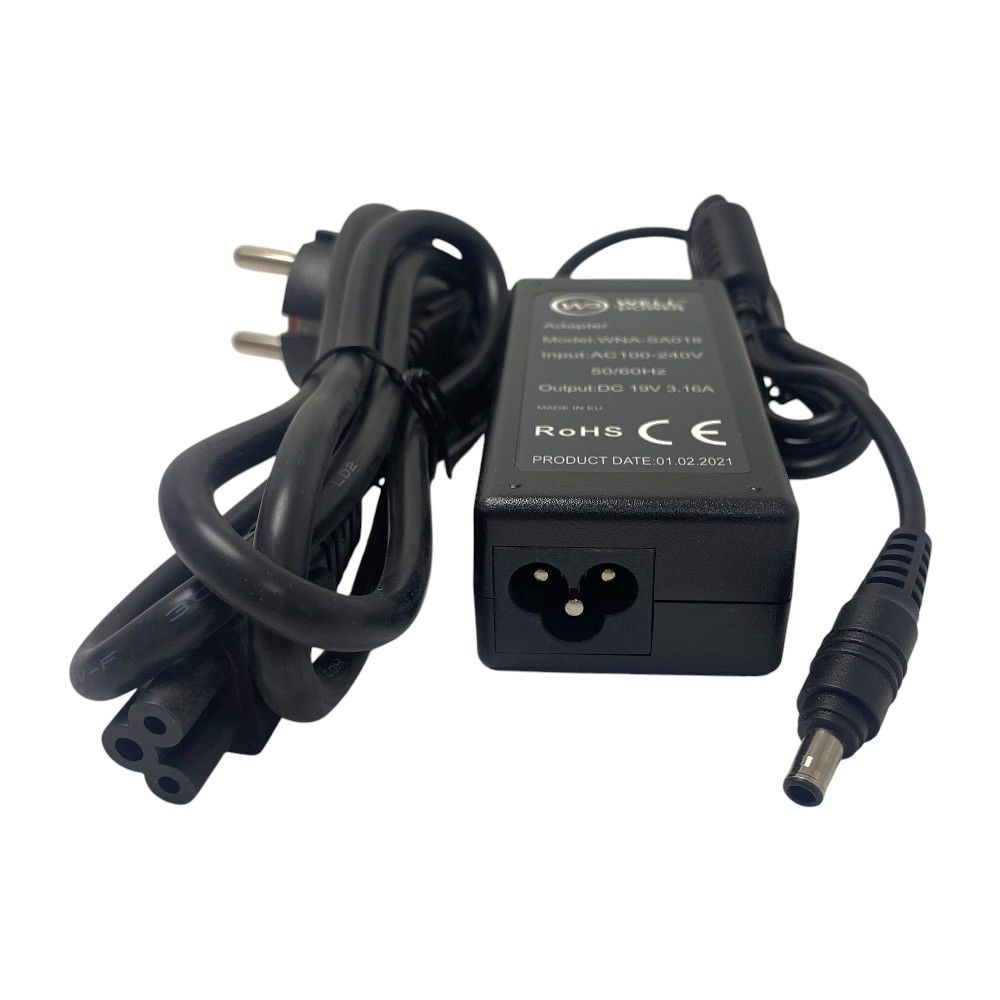WellPower Samsung Uyumlu 19V 3.16A 5.5x3mm Notebook Şarj Adaptörü