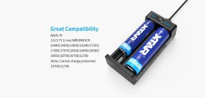XTAR MC2 PLUS 3.6/3.7V Li-ion  Pil Şarj Cihazı 2li
