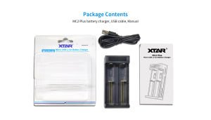 XTAR MC2 PLUS 3.6/3.7V Li-ion  Pil Şarj Cihazı 2li