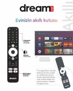 Dreamstar Nova Android Tv Box 2gb Ram 32GB Hafıza Google Lisanslı