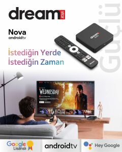 Dreamstar Nova Android Tv Box 2gb Ram 32GB Hafıza Google Lisanslı