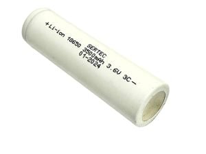 SERTEC 18650 3.6V 3500mAh 3C Li-Ion Şarjlı Pil Başlıksız Beyaz - 1Adet