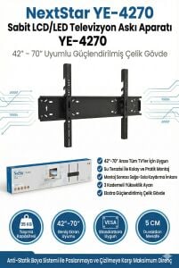 NextStar YE-4270 42-70'' Sabit LCD LED TV Askı Aparatı