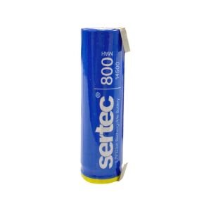 Sertec 14500 3.7Volt 800mAh Li-ion Şarjlı Kalem Pil - Puntolu