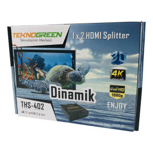 TeknoGreen THS-402 2 Port 4K Hdmı Splitter