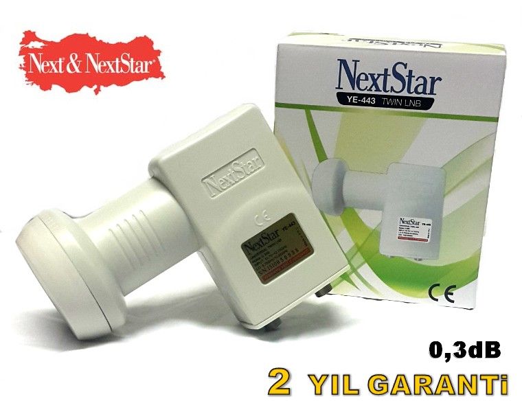 NextStar YE-443 Twin Çift Çıkışlı LNB 0,3dB