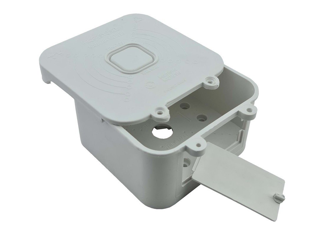 TRK-100 Profesyonel Güvenlik Kamera Montaj Kutusu Kare - 24Adet