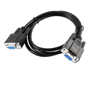 electroon RS232 Dişi-Dişi Kablo Siyah 150cm