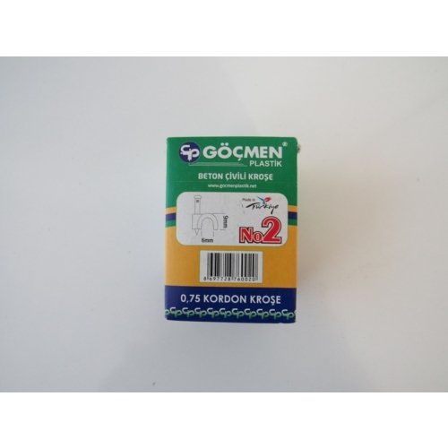 Göçmen No2 Beton Çivili Kroşe (1000 Adet)