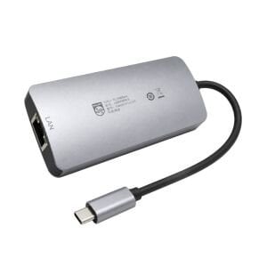 PHILIPS SWR1607H/93 Type-C 5'i 1 Arada Hub - RJ45 Ethernet + 3 Port 3.0 USB