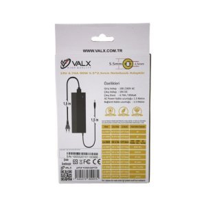 DELL Uyumlu Notebook Adaptör 19V 4.74A 5.5x2.5mm Jak Fişli