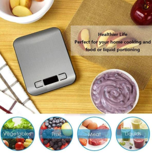 WellHise 2012 Pilli Işıklı Ekran Hassas Mutfak Tartısı 5000gr