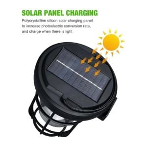 WellHise CL-T60 Solar Şarjlı Sensörlü Kumandalı Kamp Feneri