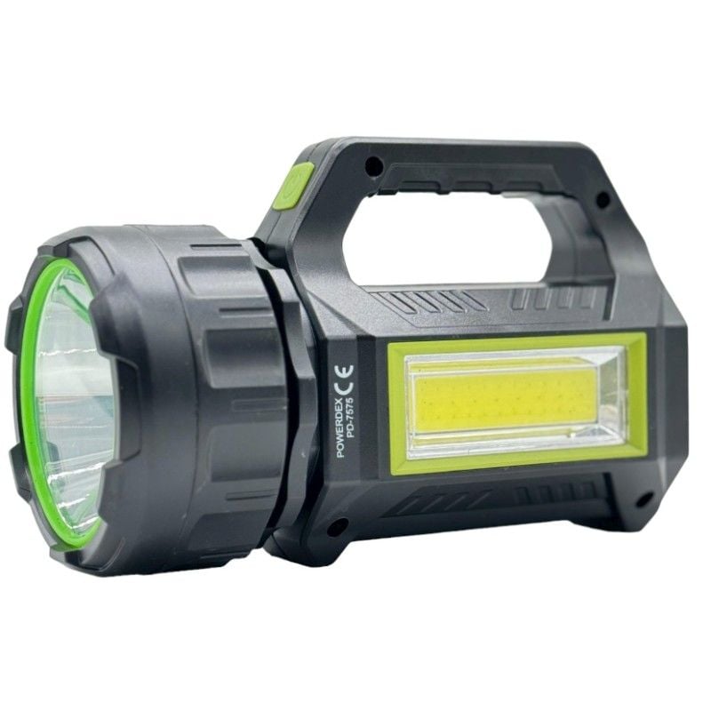 Powerdex PD-7575 USB Çıkışlı Ledli Solar Şarjlı El Feneri ve Kamp Lambası