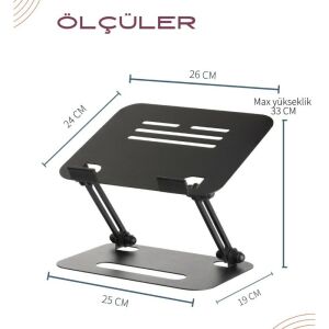 Gobax Basic-2 Notebook Standı Metal Ayarlanabilir