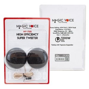MagicVoice MV-7616 Slim Oto Tweeter 1000W