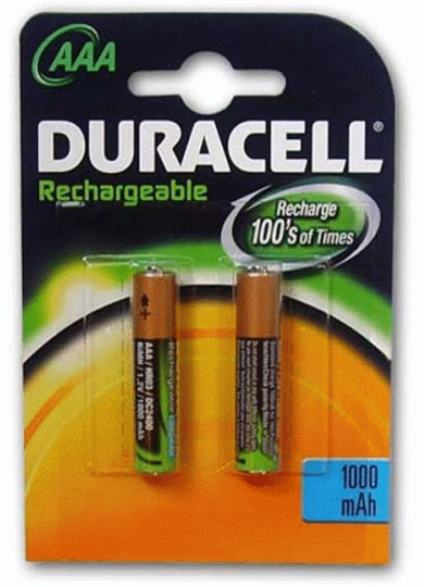 DURACELL 1,2V 1000ma Şarjlı İnce Kalem Pil AAA