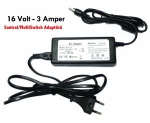 HERZ 16Volt 3Amper Santral-MultiSwitch Adaptörü