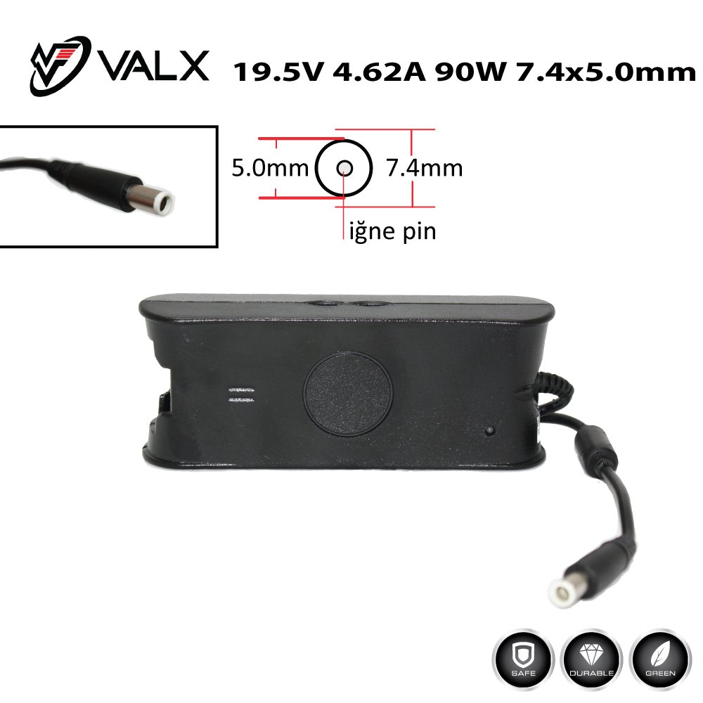 Valx LA-19575 19.5V 4.62A 90W 7.4x5.0mm Notebook Adaptörü