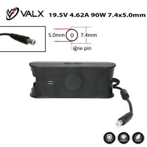 Valx LA-19575 19.5V 4.62A 90W 7.4x5.0mm Notebook Adaptörü
