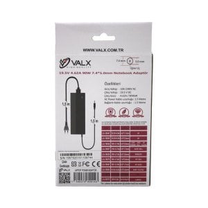 Valx LA-19575 19.5V 4.62A 90W 7.4x5.0mm Notebook Adaptörü