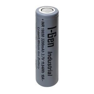 I-Gen Industrial 18650 3.7V 3200Mah 10A Li-Ion Şarjlı Pil Başlıksız - 1Adet