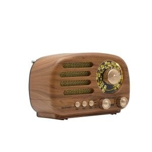 NNS NS-8100 USB-SD-FM-Bluetooth Destekli Şarjlı Nostaljik Retro Radyo