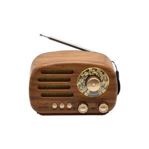 NNS NS-8100 USB-SD-FM-Bluetooth Destekli Şarjlı Nostaljik Retro Radyo