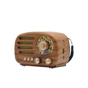 NNS NS-8100 USB-SD-FM-Bluetooth Destekli Şarjlı Nostaljik Retro Radyo