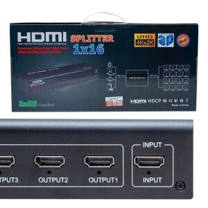 Powermaster PM-4948 16Port 1080P 3D 16'lı HDMI Dağıtıcı