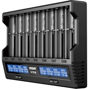 XTAR VC8 Ni-MH / Ni-CD / Li-ion Universal Akıllı Pil Şarj Cihazı 8Li