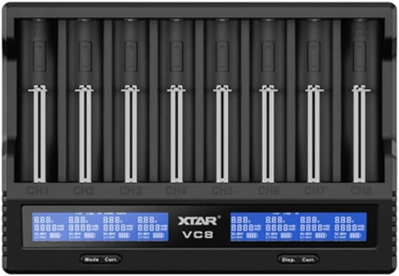 XTAR VC8 Ni-MH / Ni-CD / Li-ion Universal Akıllı Pil Şarj Cihazı 8Li