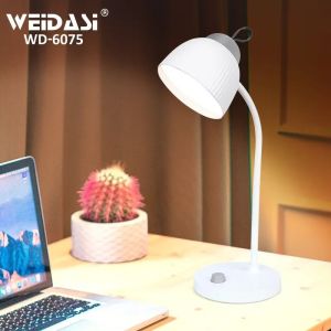 WellHise Weidasi WD-6075 Şarjlı Dimmerli Led Ayarlanabilir Masa Lambası