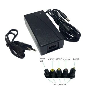 WellPower 12Volt 3Amper Plastik Kasa Adaptör Universal 5 Uçlu