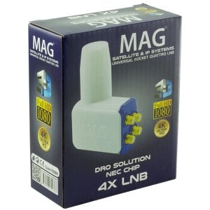 Mag 17269 Slim Rocket HD Quattro Santral Lnb