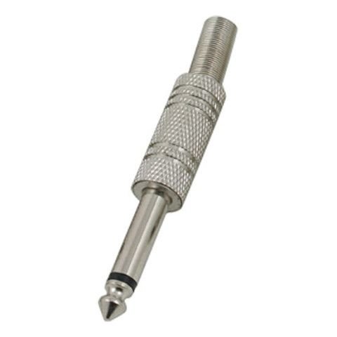 electroon 6.3mm Mono Metal Gitar Jak Erkek - 1Adet