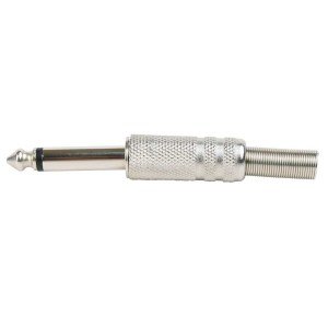 electroon 6.3mm Mono Metal Gitar Jak Erkek - 1Adet