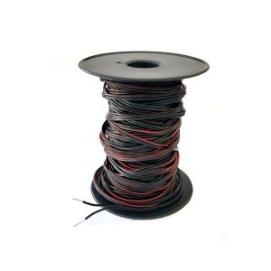 electroon 2x0,50mm Siyah Hoparlör Kablosu 20Metre