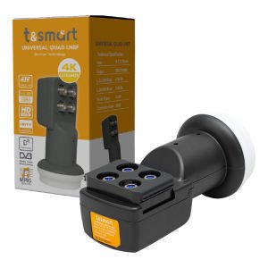 T&Smart 0.1dB Ultra HD 4K Universal Dört Çıkışlı Quad Lnb