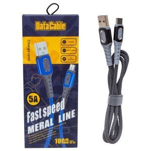 Powermaster 5Amper Type-C Hızlı Şarj Data Kablosu Pm-3785