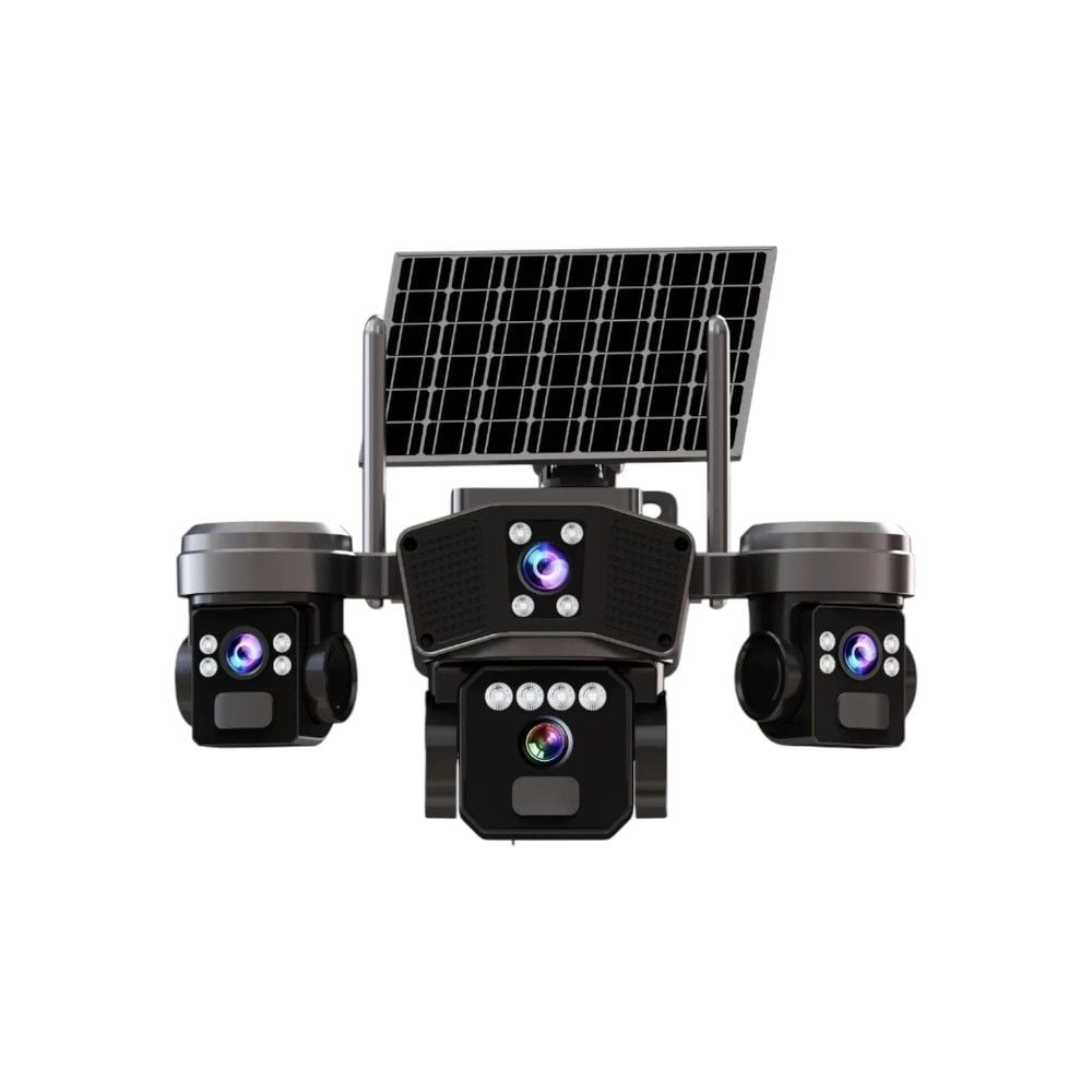 Avenir AV-M09 9MP 3 Kameralı Solar Panelli 4G Sim Kartlı PTZ Kamera