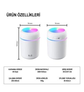 Powermaster H2o Ultrasonik Hava Nemlendirici Buhar Makinesi Ve Aroma Difüzörü