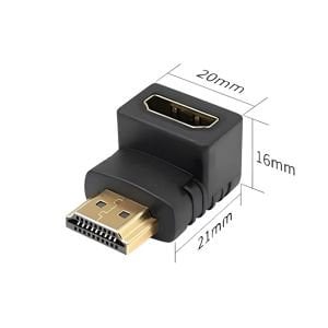 Hiremco 4K HDMI 90 Derece Adaptör
