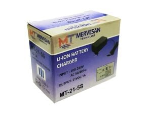 Mervesan 21Volt 5S 1Amper Li-ion Batarya Şarj Cihazı