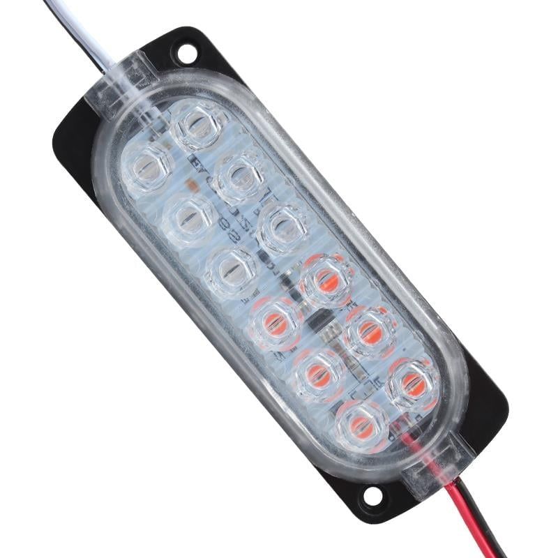 Powermaster 12-24Volt 1.2Watt Kırmızı-Mavi Flaşör Modül Led