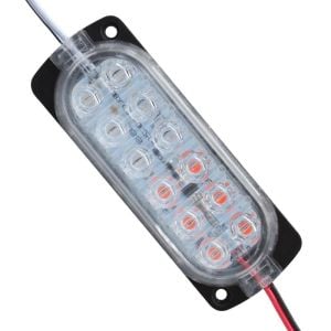 Powermaster 12-24Volt 1.2Watt Kırmızı-Mavi Flaşör Modül Led